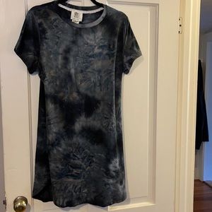 Tie dye dress with pockets